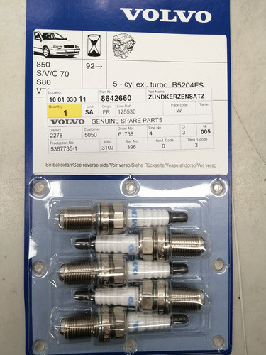 Original volvo zündkerzensatz - original,